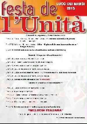 Festa de L'Unità 2015 Festa de L'Unità 2015
