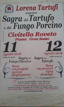 Sagra del Tartufo e del Fungo Porcino Sagra del Tartufo e del Fungo Porcino