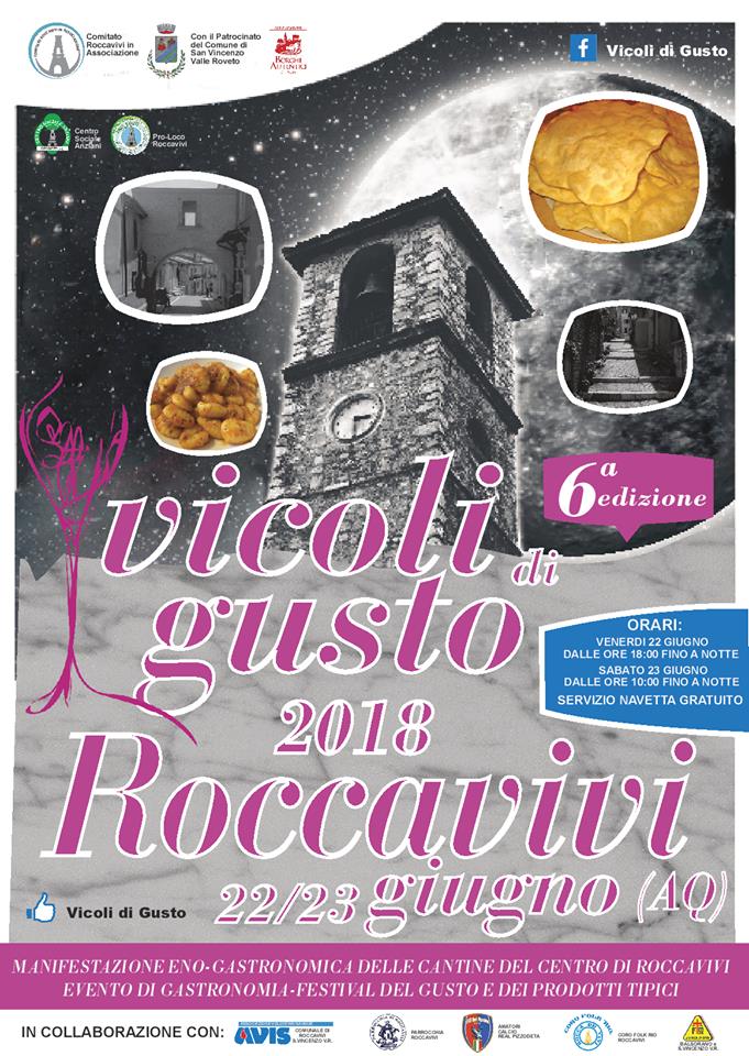 Vicoli di gusto 2018 Roccavivi