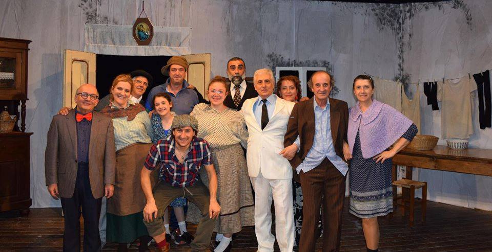 Spettacolo dell'Accademia dei Fusi nella commedia 