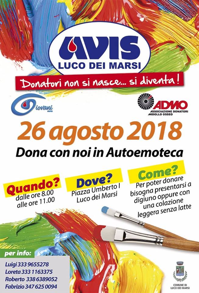 Donazioni in autoemoteca