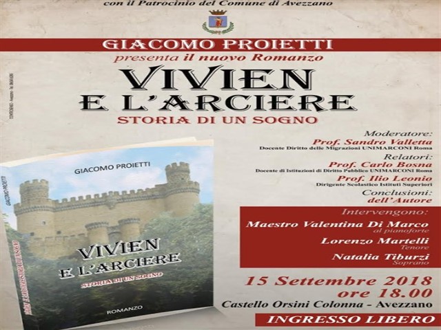 Presentazione del libro ..Vivien e l'arciere, storia di un sogno..