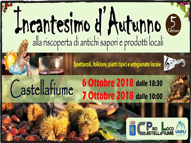 Incantesimo D'Autunno 2018 - 5° Edizione Incantesimo D'Autunno 2018 - 5° Edizione