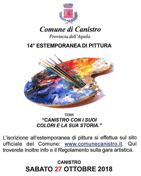 14' Estemporanea di pittura a Canistro