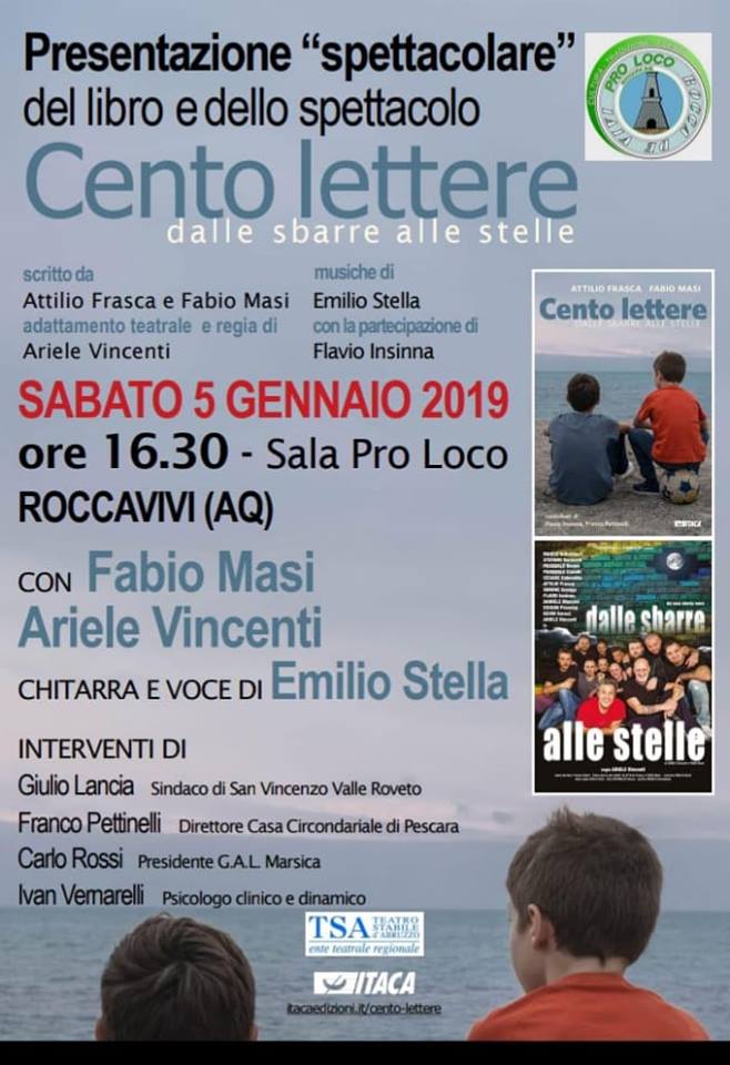 Presentazione del libro ' Cento lettere dalle sbarre alle stelle' a Roccavivi 