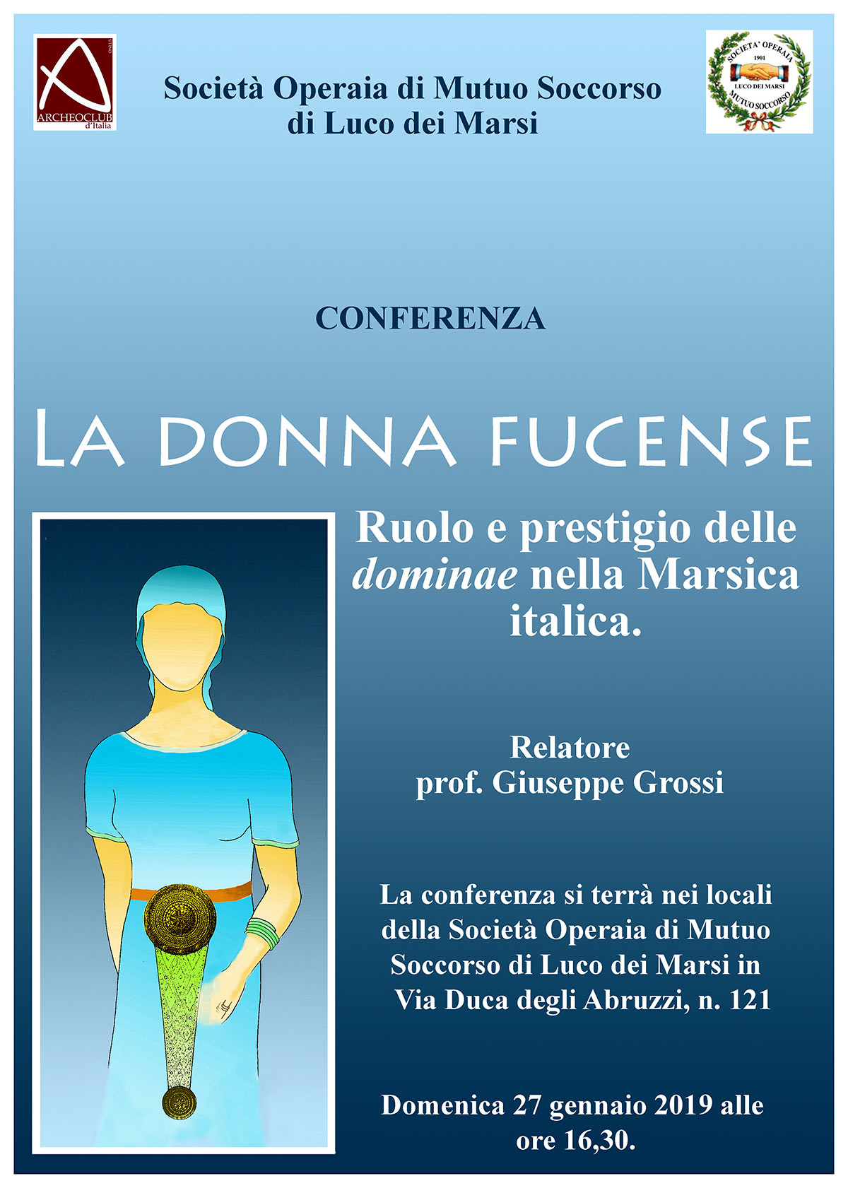 Conferenza sulla Donna Fucense a Luco Dei Marsi