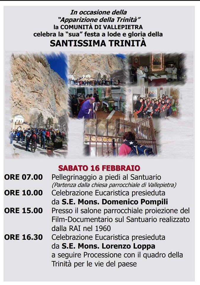 Festa dell'Apparizione della Santissima Trinita'