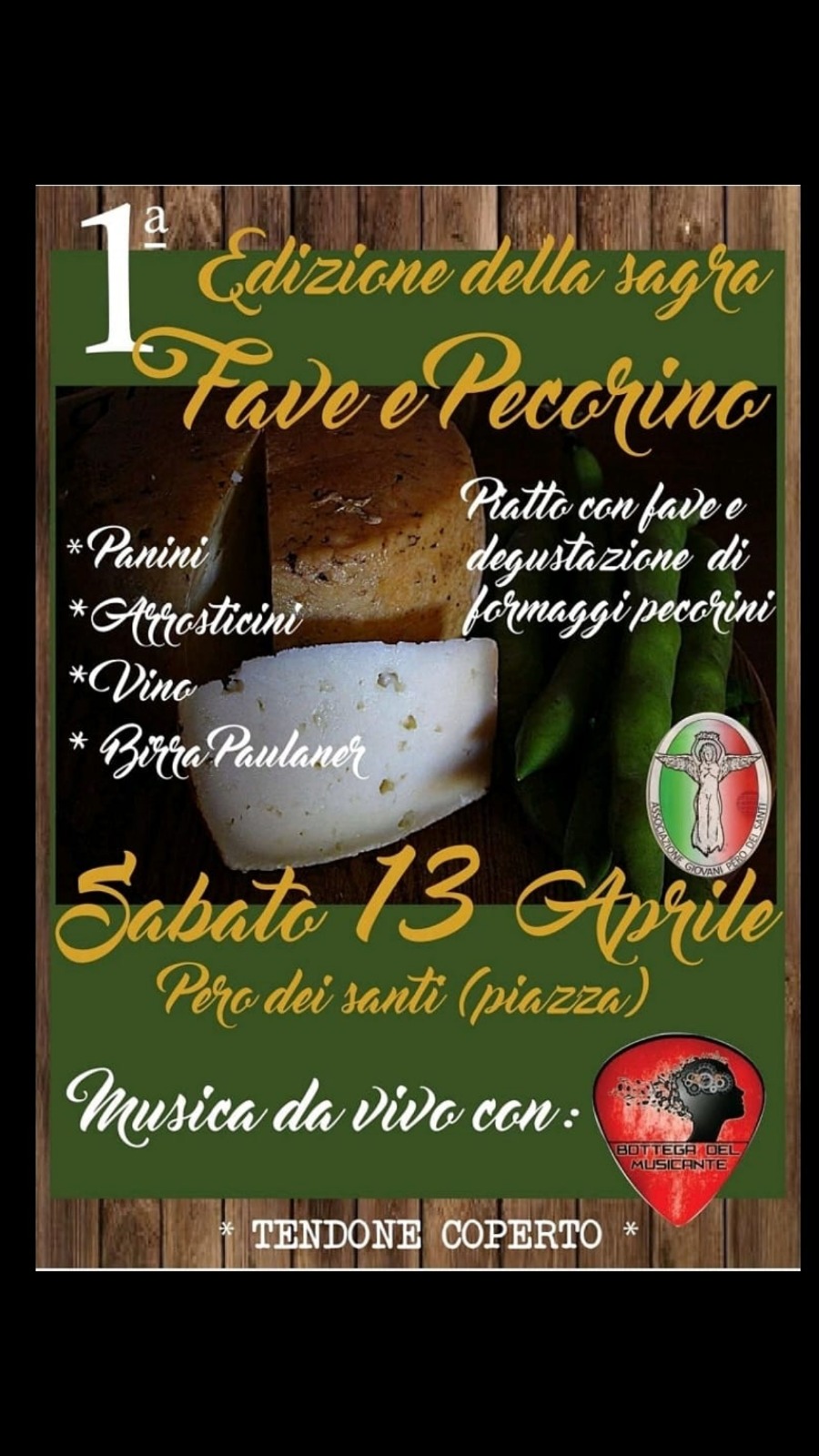 1' Edizione della sagra 'Fave e Pecorino'