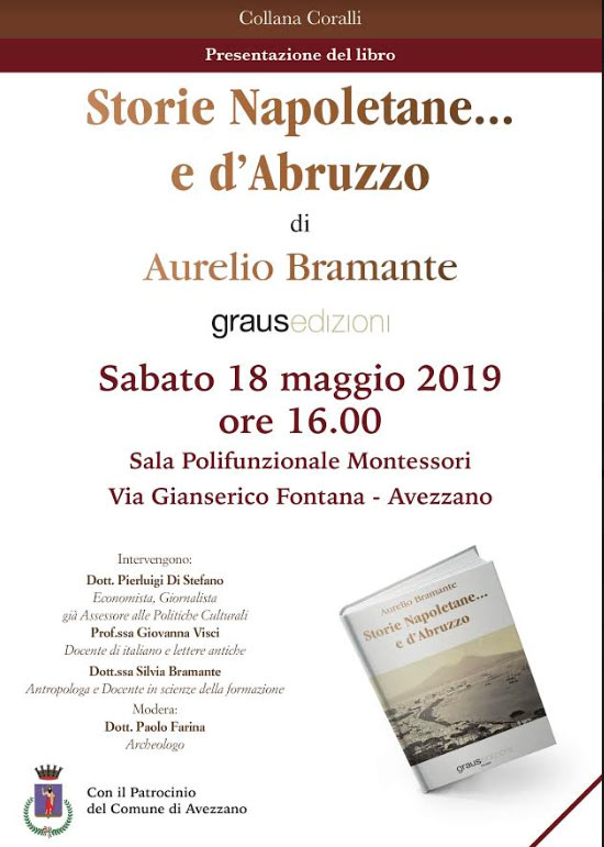 Presentazione del romanzo 'Storie Napoletane... e d'Abruzzo' di Aurelio Bramante