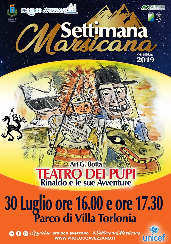 Teatro dei Pupi alla Settimana Marsicana