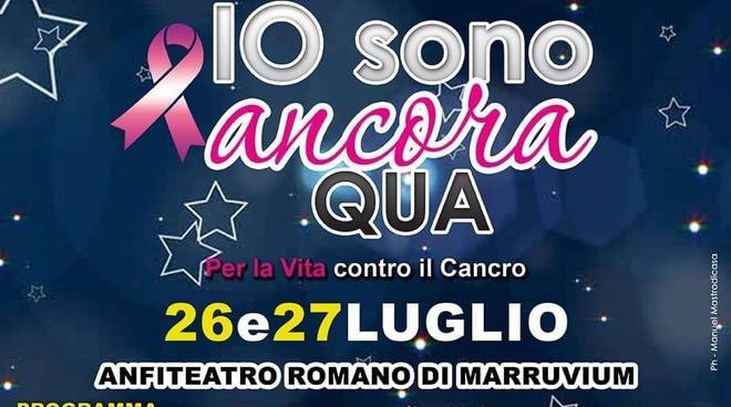 'Io sono ancora qua', manifestazione di beneficenza per la lotta contro il cancro 