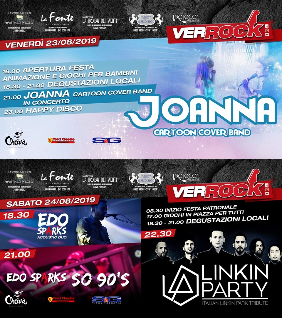 'VerRock' evento rock a Verrecchie di Cappadocia 'VerRock' evento rock a Verrecchie di Cappadocia