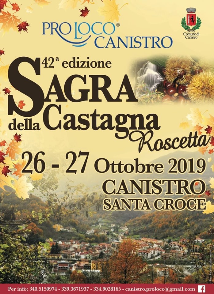 42' Sagra della Castagna roscetta a Canistro