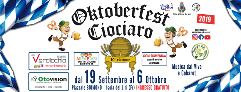 Decima edizione dell'oktoberfest ciociaro a Isola Del Liri