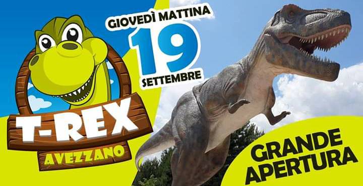 Inaugurazione del dino-park ad Avezzano
