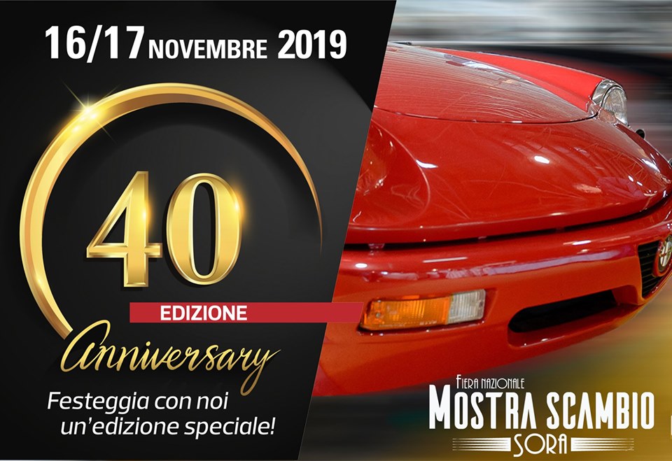 40' Edizione della piu' grande rassegna di auto e moto d'epoca del Centro Italia