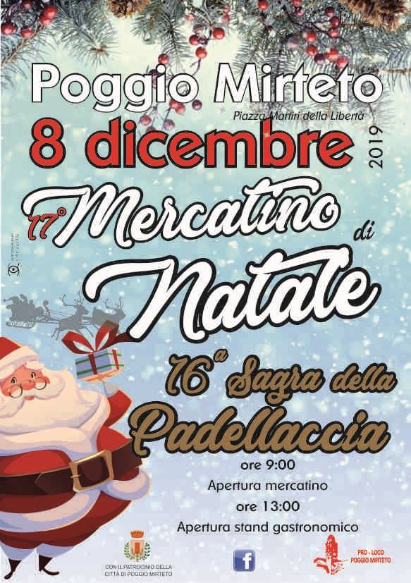 Mercatino di Natale e Sagra della Padellaccia a Poggio Mirteto