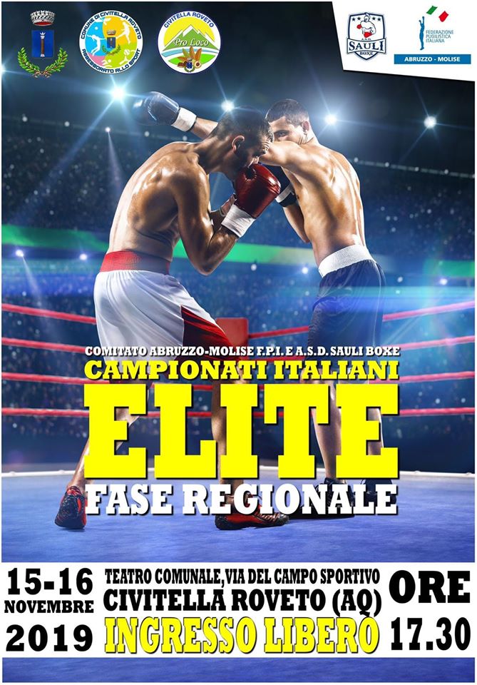 Campionati Italiani Elite fase regionale