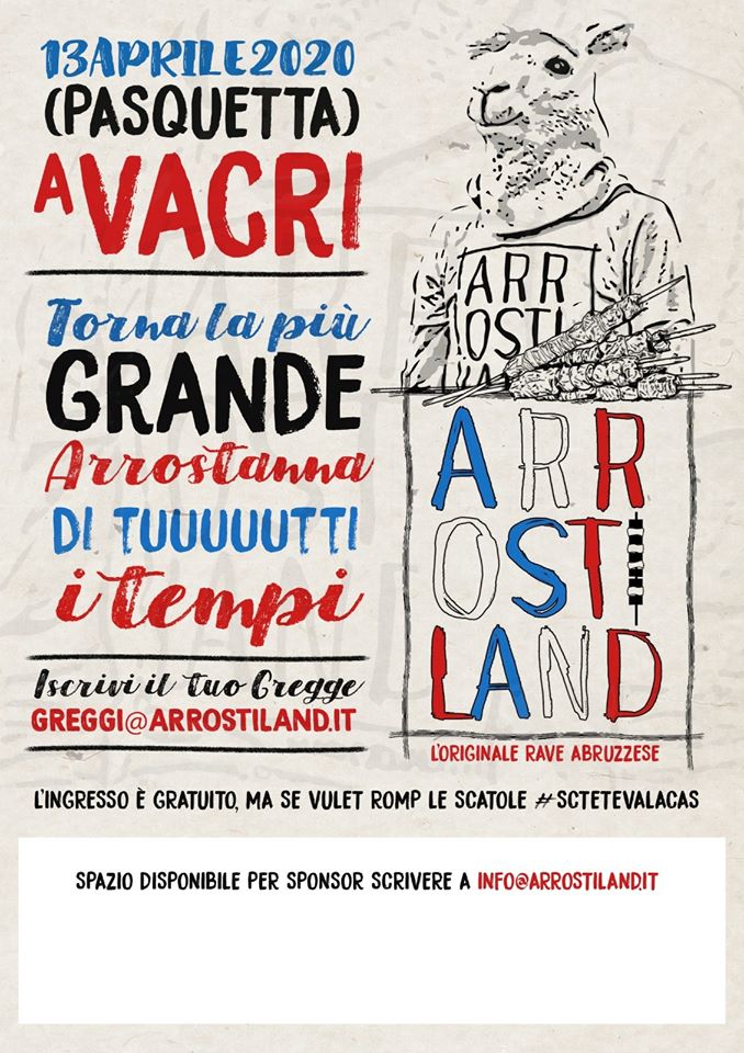 Arrostiland 2020 a Vacri