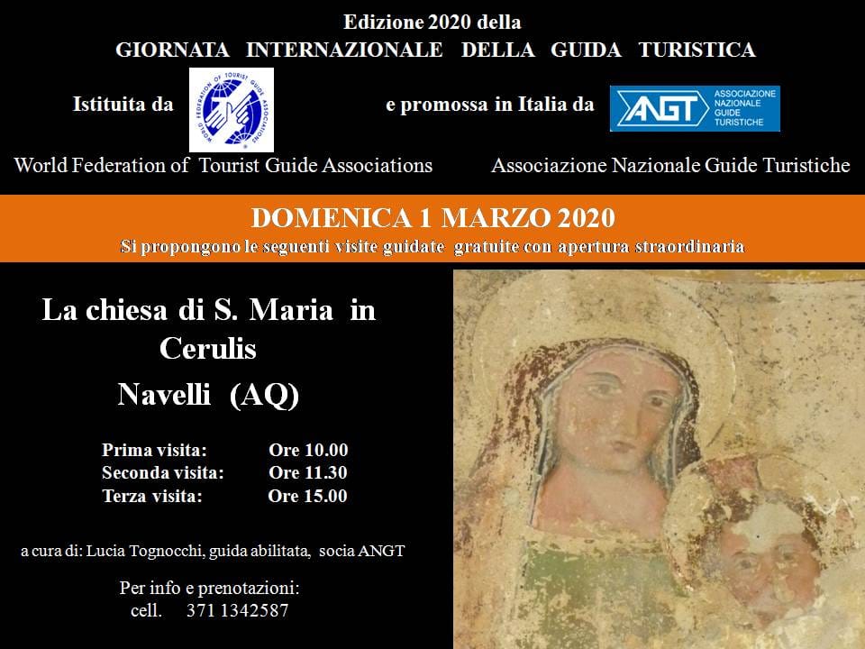 Giornata Internazionale della Guida Turistica 2020 a Navelli