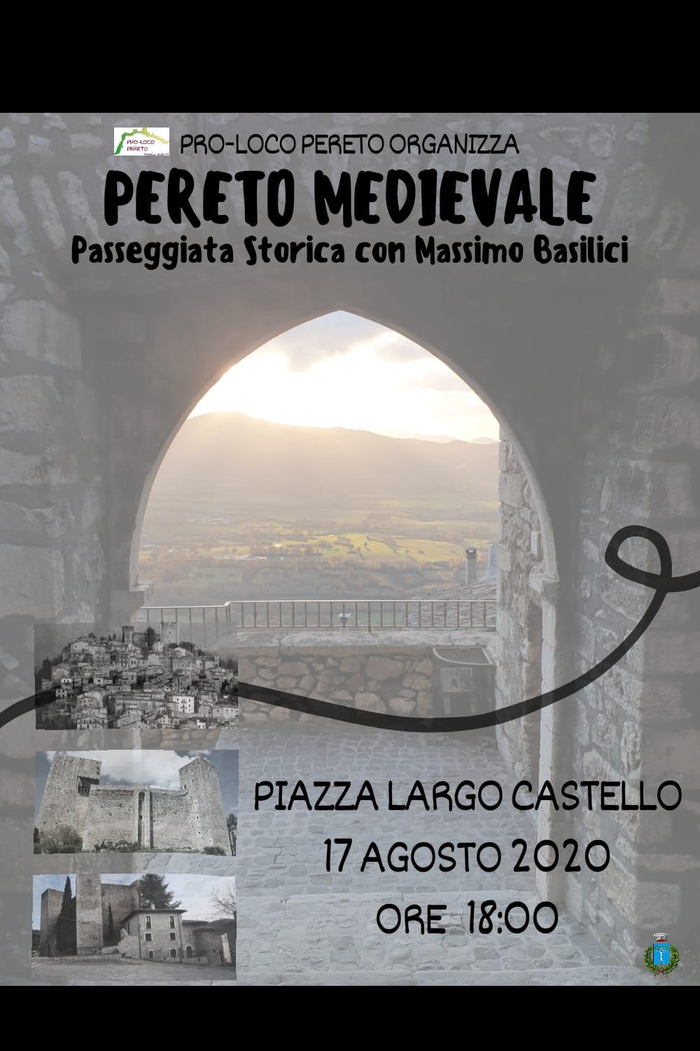 PERETO MEDIEVALE: Passeggiata storica con Massimo Basilici