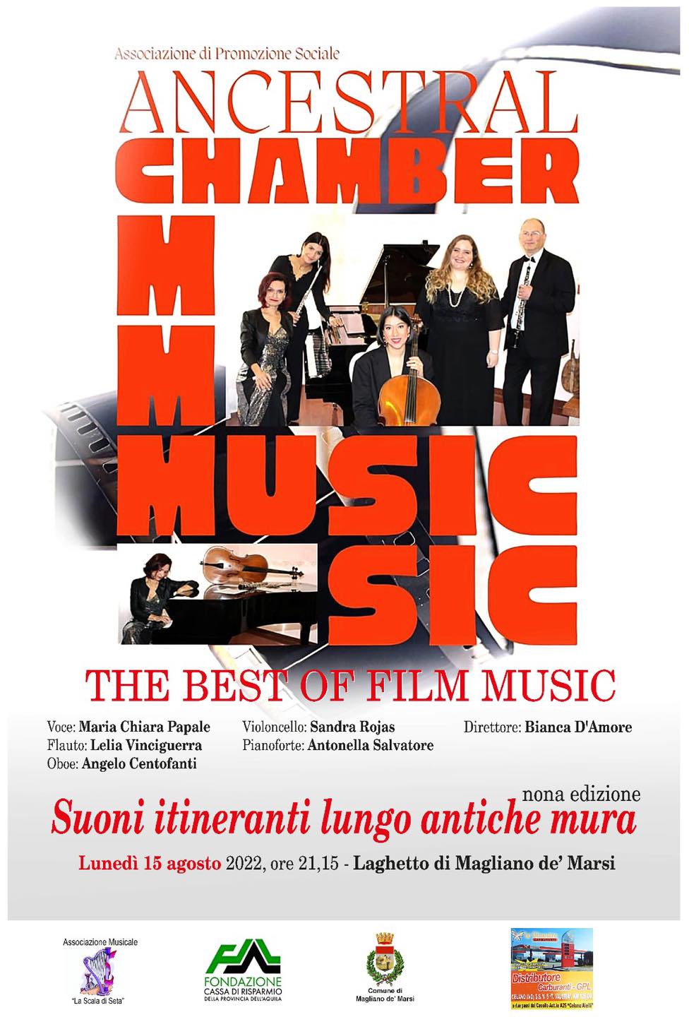 Concerto del gruppo ''Ancestral Chamber Music'' - The best of film musica a Magliano dei Marsi