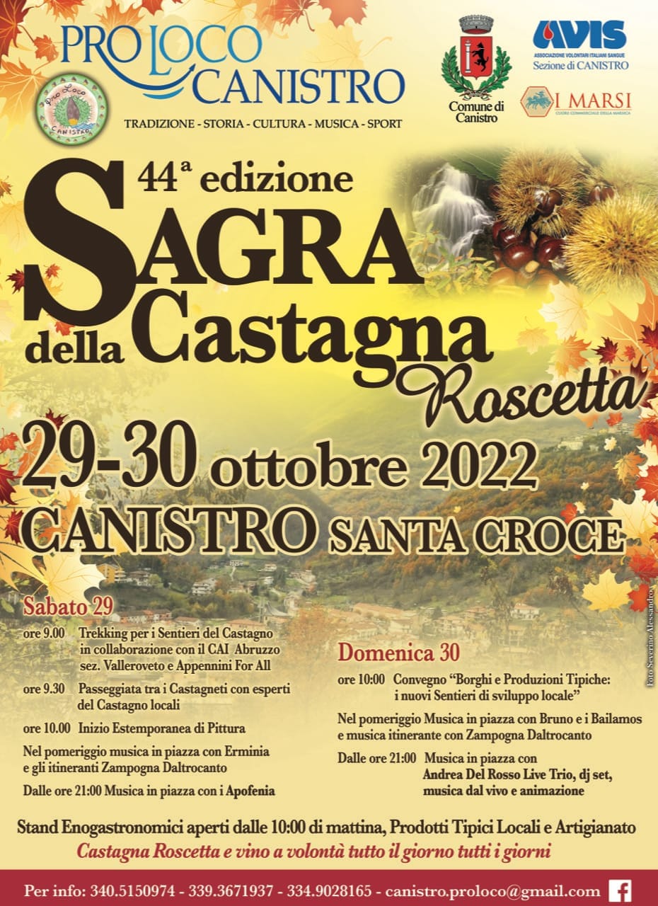 44' edizione Sagra della Castagna Roscetta