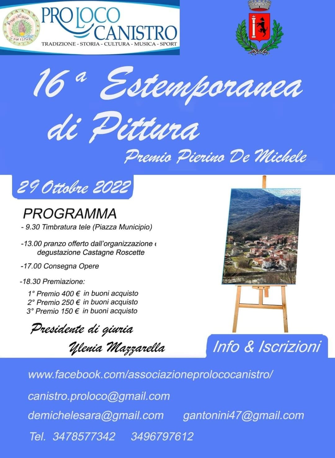 16' Estemporanea di Pittura, Premio Pierino De Michele