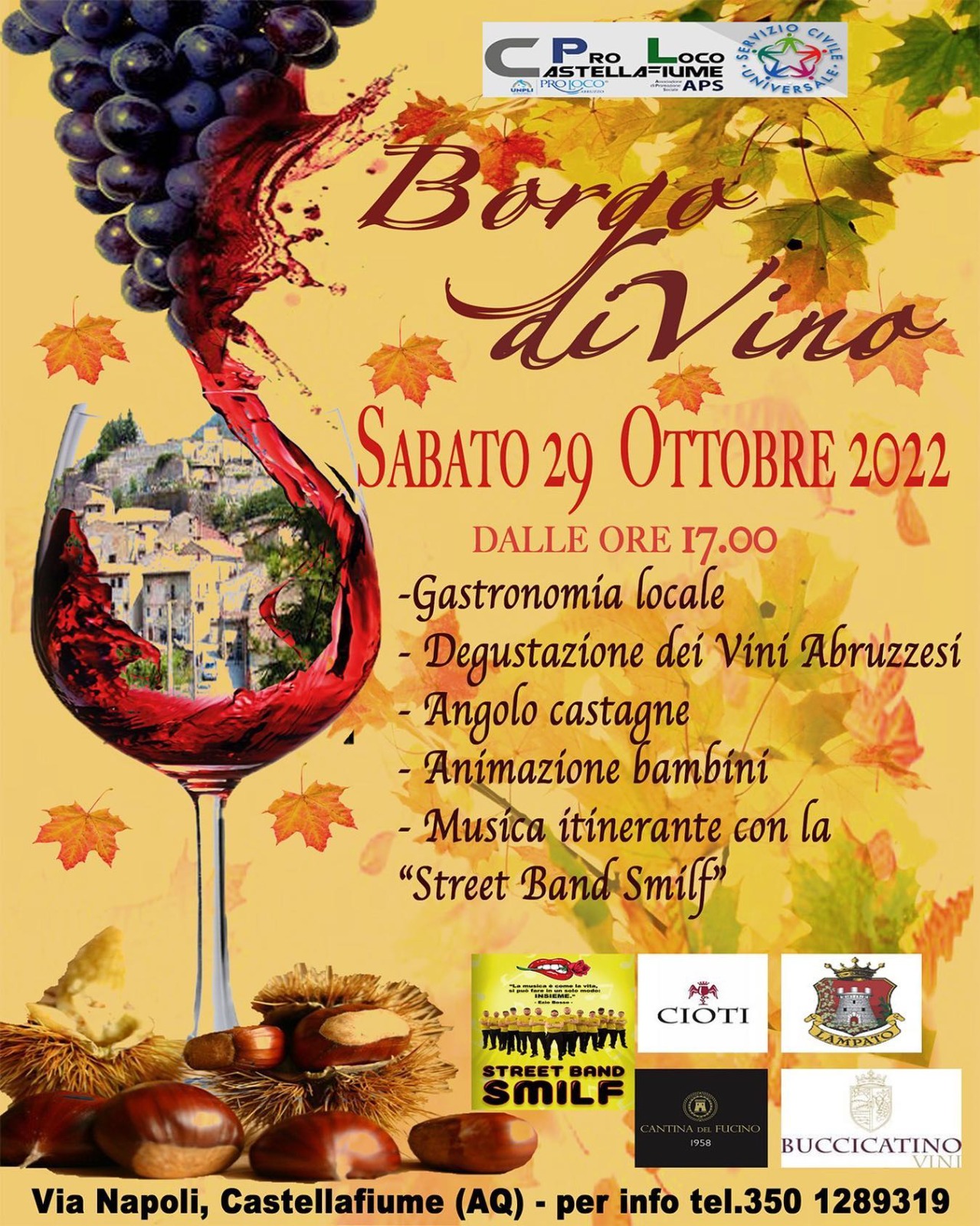 Borgo diVino - 29 ottobre 2022 - Castellafiume