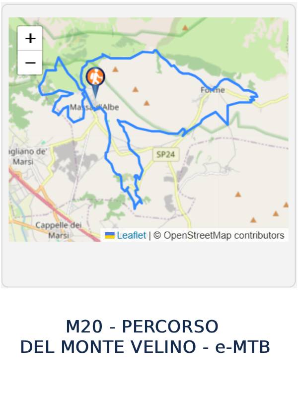 M20 - PERCORSO DEL MONTE VELINO - e-MTB